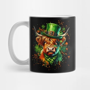 St. Patrick's Day Cow Mug